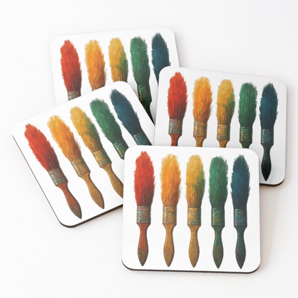 Item preview, Living Palette – Brushes in Bloom designed and sold by Catfcreations.