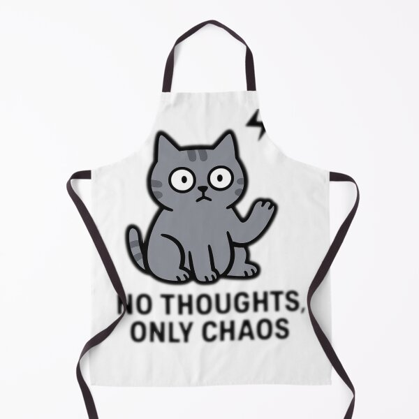 Item preview, No Thoughts Only Chaos Cat designed and sold by the-dovlat.
