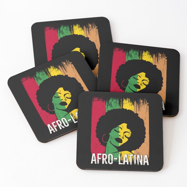 Item preview, Afro Latina – Proud Latina with Curly Hair Caribbean Pride Shirt designed and sold by Suzy Perez Art.