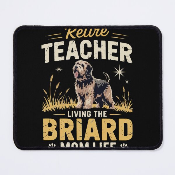 Item preview, Retired Teacher Living Briard Dog MOM Life  designed and sold by RuthGAArt.