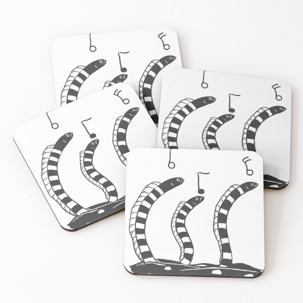 Item preview, Musical Garden Eels designed and sold by breezewolfspace.