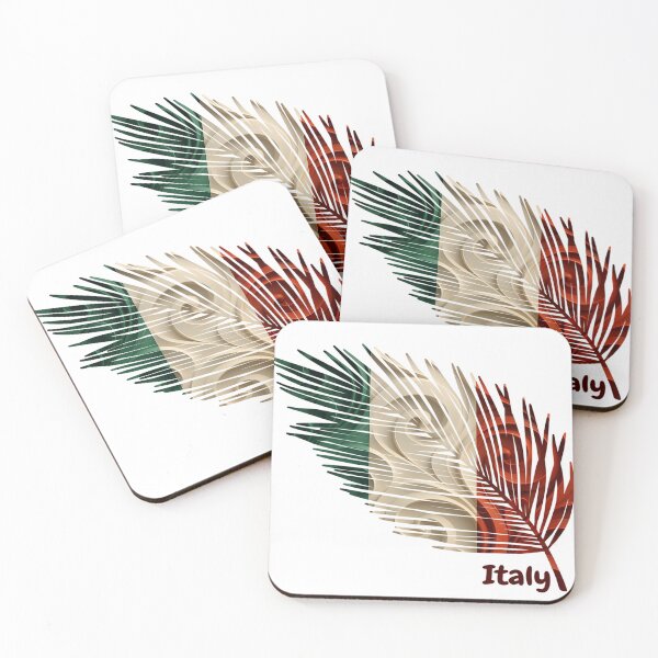Item preview, Abstract Italy Flag – Feather Design designed and sold by ArteJorge48.
