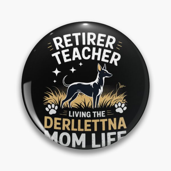 Item preview, Retired Teacher Living Cirneco Delletna Dog MOM Life  designed and sold by RuthGAArt.