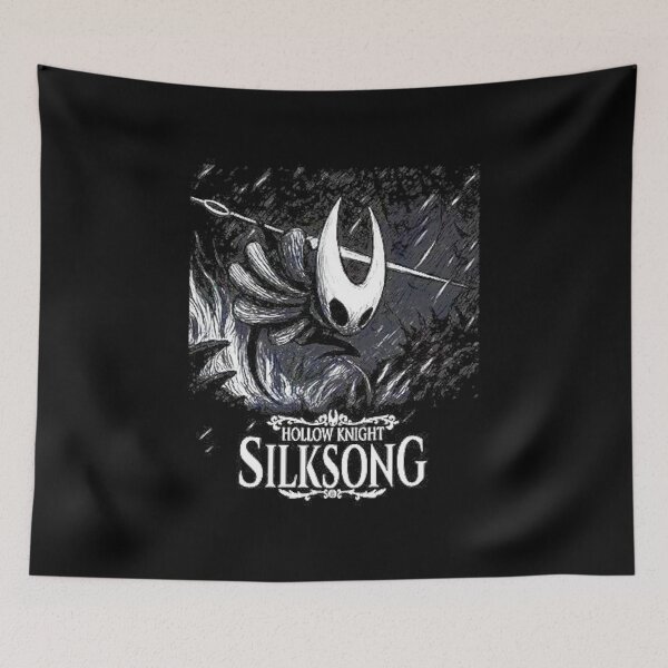 Item preview, Hollow Knight Game Dark Textured Silhouette Artwork designed and sold by Jotaro9dsaxk.
