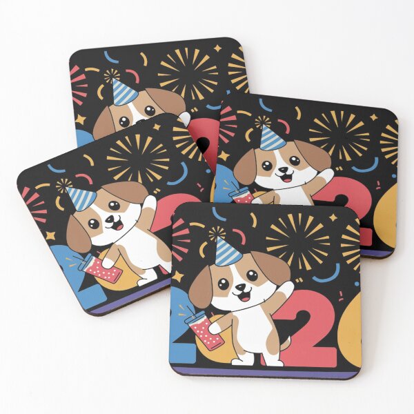 Item preview, Party Beagle Welcomes 2026 designed and sold by NeatThingLover.