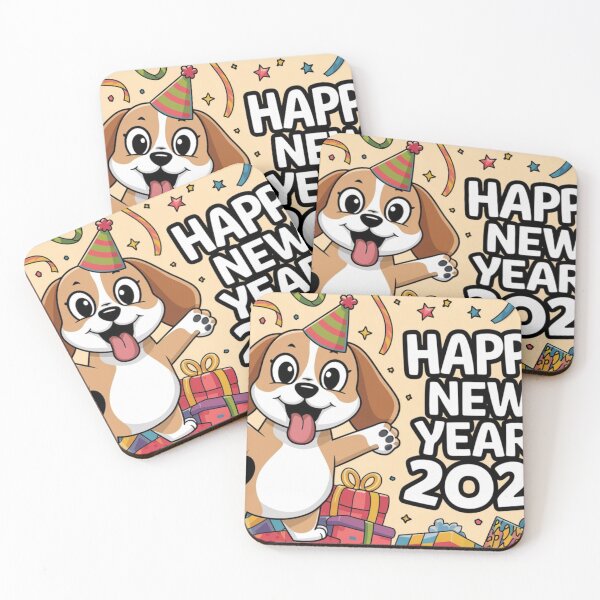 Item preview, Beagle Party Time: Welcome 2026 designed and sold by NeatThingLover.