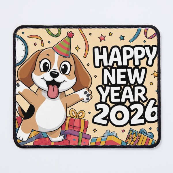 Item preview, Beagle Party Time: Welcome 2026 designed and sold by NeatThingLover.
