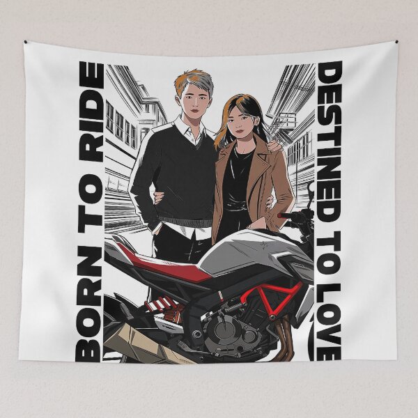 Item preview, Born to ride - Destined to love designed and sold by Concept-Hub.