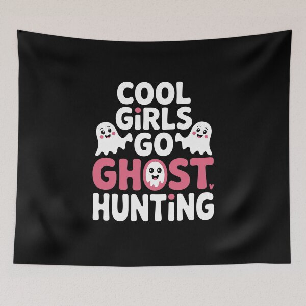 Item preview, Cool Girls Go Ghost Hunting Ghost Hunter Girls Halloween  designed and sold by AquaKiev.