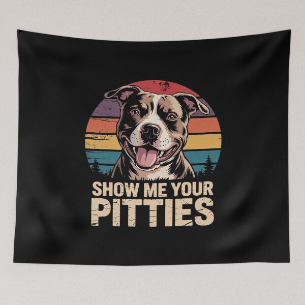 Item preview, Show Me Your Pitties Pitbull Dog Lovers Men Women  designed and sold by MythWoot.