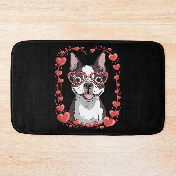 Item preview, Boston Terrier Dog Mom Dad Valentine’s Day Pet Lover  designed and sold by RoyTill0Art.