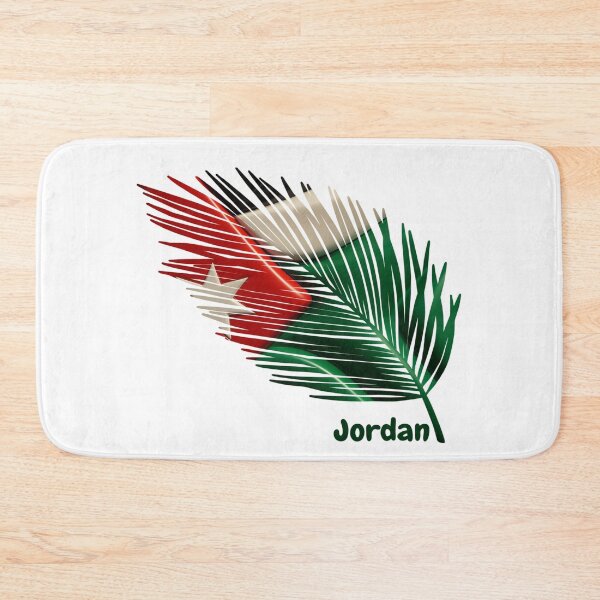 Item preview, Abstract Jordan Flag – Feather Design designed and sold by ArteJorge48.
