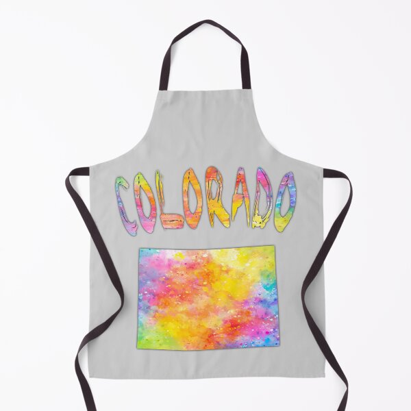 Item preview, Colorado State Silhouette - Vibrant Abstract Watercolor Art designed and sold by mashmosh.