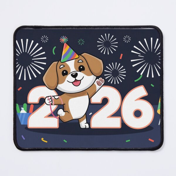 Item preview, St Bernard Party Time: Welcome 2026 designed and sold by NeatThingLover.