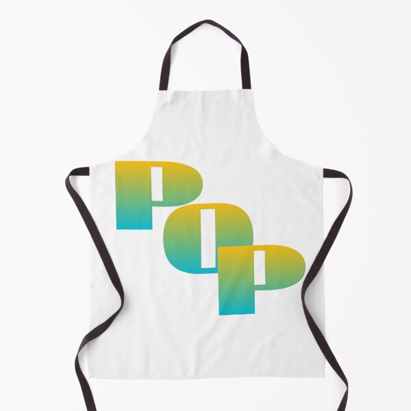 Item preview, Bold Yellow-Blue Gradient POP Typography Art | Vibrant Abstract Text Print designed and sold by Faali950.