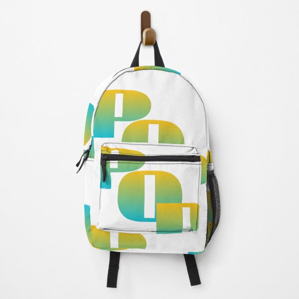 Item preview, Bold Yellow-Blue Gradient POP Typography Art | Vibrant Abstract Text Print designed and sold by Faali950.