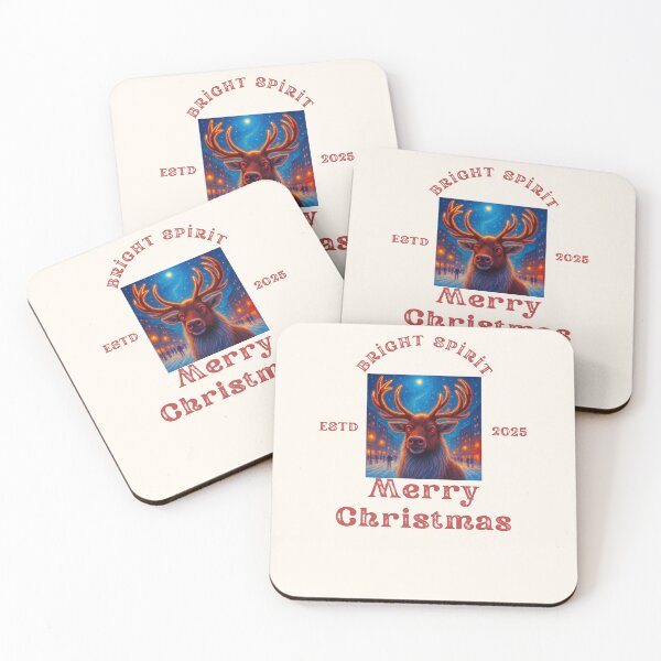 Item preview, Dark Christmas Stag – Not Your Typical Christmas Deer  designed and sold by cherryj27.