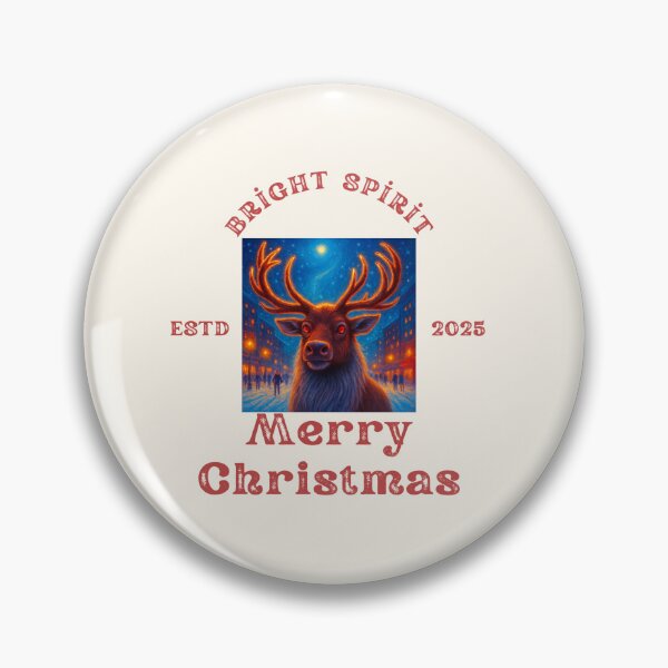 Item preview, Dark Christmas Stag – Not Your Typical Christmas Deer  designed and sold by cherryj27.
