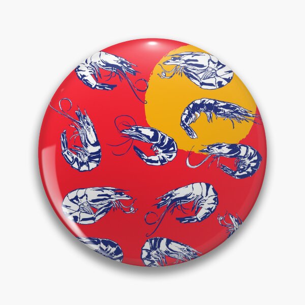 Item preview, Colorful Retro Shrimp Minimalist Illustration designed and sold by MaiZephyr.