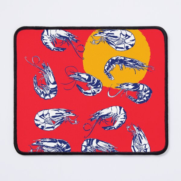 Item preview, Colorful Retro Shrimp Minimalist Illustration designed and sold by MaiZephyr.