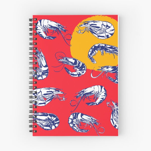 Item preview, Colorful Retro Shrimp Minimalist Illustration designed and sold by MaiZephyr.