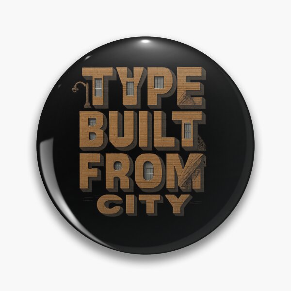 Item preview, Urban Typography - “TYPE BUILT FROM CITY” Architectural Streetwear Design designed and sold by MKreative Studio.