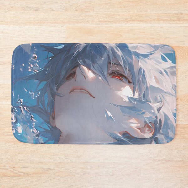 Item preview, Neon Kaworu Nagisa Evangelion Anime Ethereal Waterlight Serenity Blue Dream designed and sold by Tokyonomad.