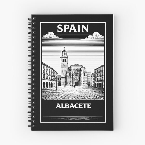 Item preview, Albacete Spain Linocut Style  designed and sold by Thistle-TShop.