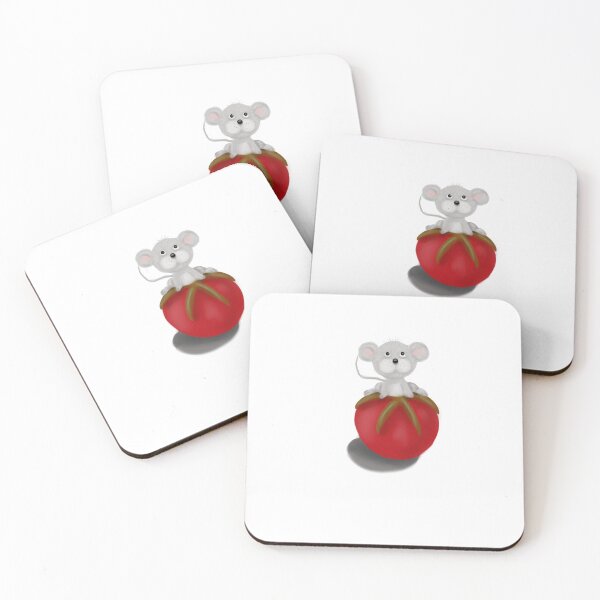 Item preview, Mouse on a Tomato designed and sold by Nightflyer Art.
