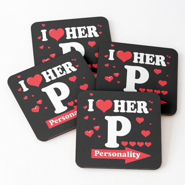 Item preview, Funny Valentine's Day Couple Matching I Love Her Personality  designed and sold by GG-Graphics.
