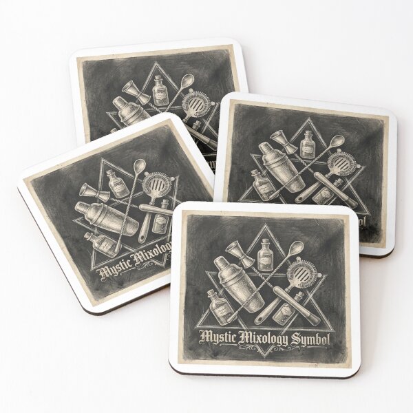 Item preview, Mystic Mixology Symbol Alchemist Bar Art designed and sold by OneLineBar.