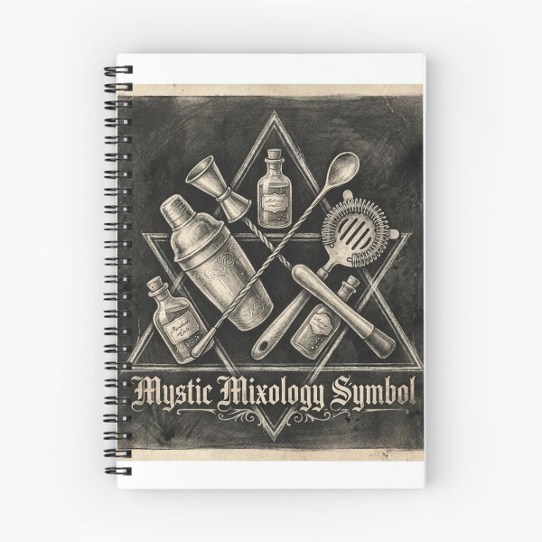 Item preview, Mystic Mixology Symbol Alchemist Bar Art designed and sold by OneLineBar.