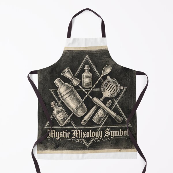 Item preview, Mystic Mixology Symbol Alchemist Bar Art designed and sold by OneLineBar.