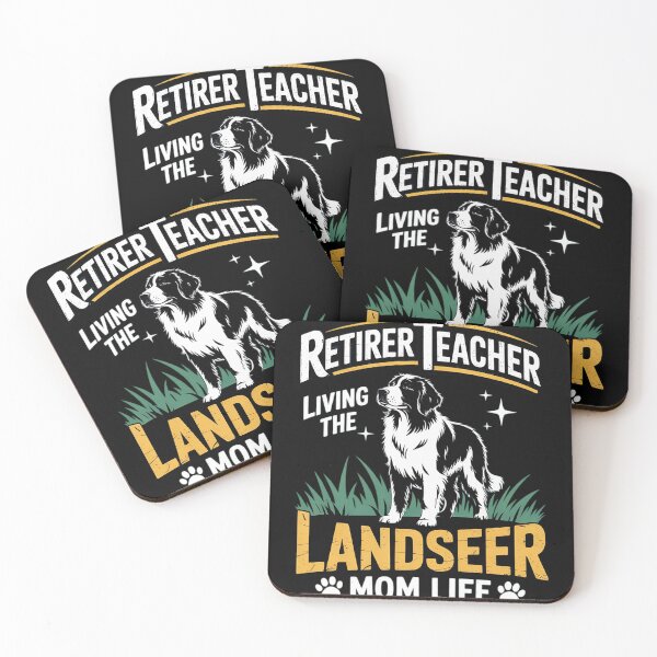 Item preview, Retired Teacher Living Landseer Dog MOM Life  designed and sold by RuthGAArt.