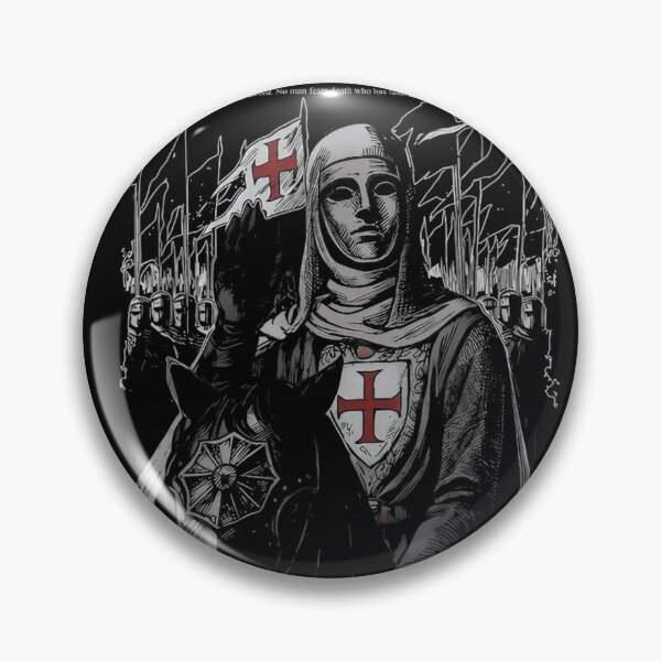 Item preview, Medieval Knight On Horseback With Red Cross Shield Deus Vult Art designed and sold by Chaya Reid.