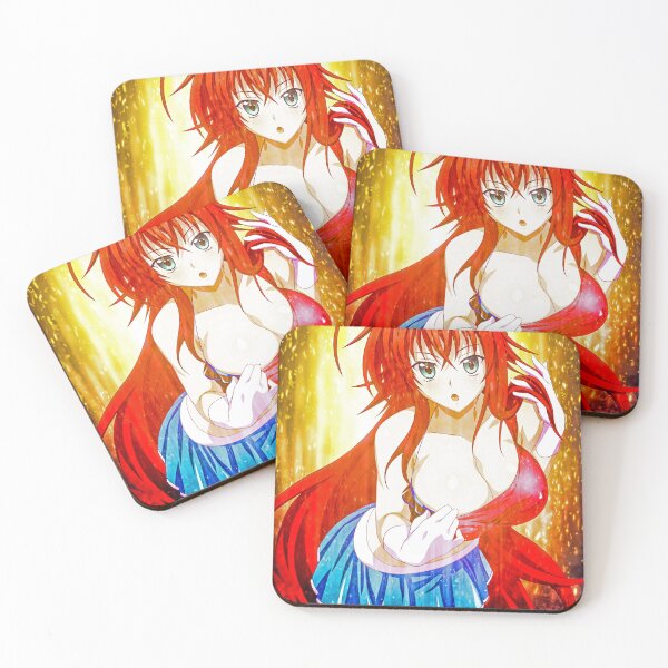 Item preview, Rias Gremory Fiery Beauty High School DxD Anime Girl Bold Golden Radiant Aura designed and sold by Tokyonomad.