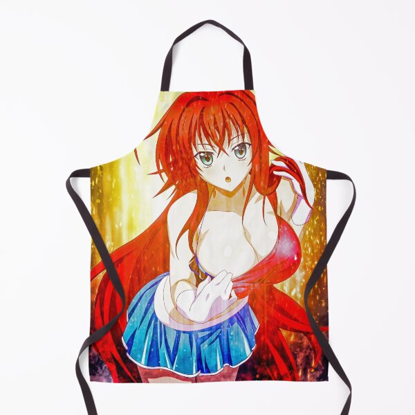 Item preview, Rias Gremory Fiery Beauty High School DxD Anime Girl Bold Golden Radiant Aura designed and sold by Tokyonomad.