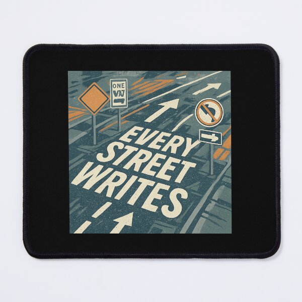 Item preview, Every Street Writes - Urban Typography Illustration designed and sold by MKreative Studio.