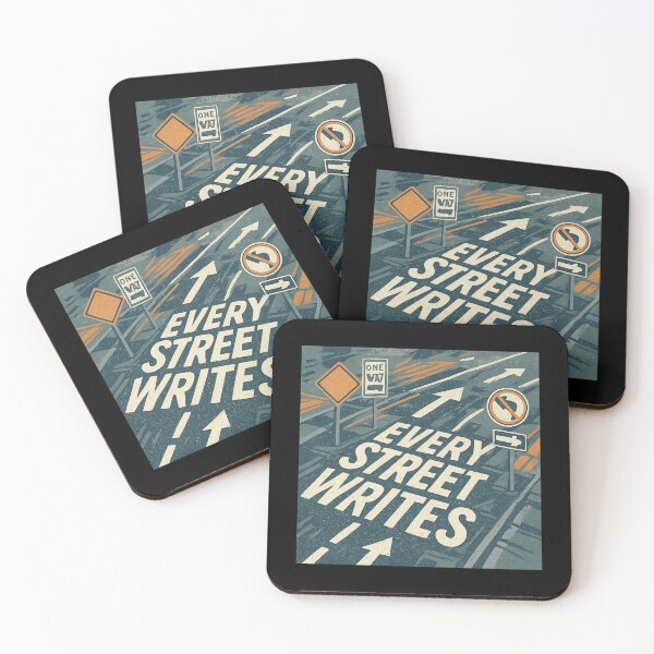 Item preview, Every Street Writes - Urban Typography Illustration designed and sold by MKreative Studio.