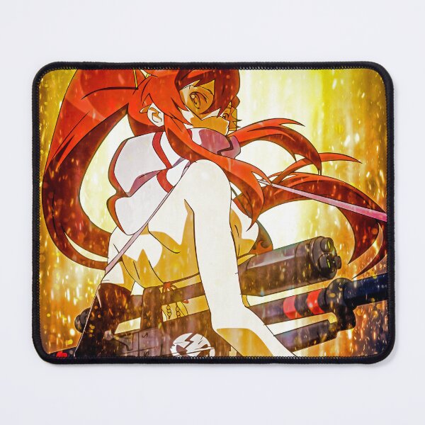 Item preview, Yoko Littner Fiery Presence Gurren Lagann Anime Girl Golden Bold Warrior designed and sold by Tokyonomad.