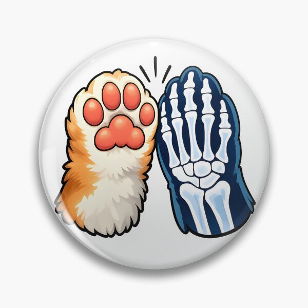 Item preview, Skeleton Paw High-Five – Veterinary X-Ray Cute Design designed and sold by Bettybee00.