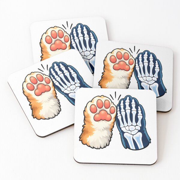 Item preview, Skeleton Paw High-Five – Veterinary X-Ray Cute Design designed and sold by Bettybee00.