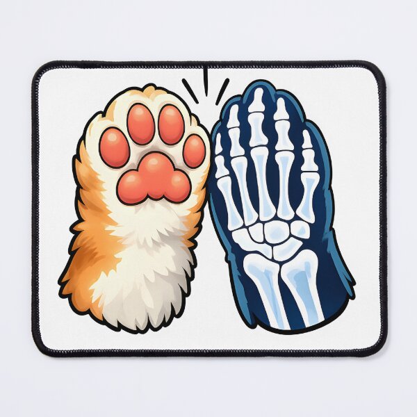 Item preview, Skeleton Paw High-Five – Veterinary X-Ray Cute Design designed and sold by Bettybee00.