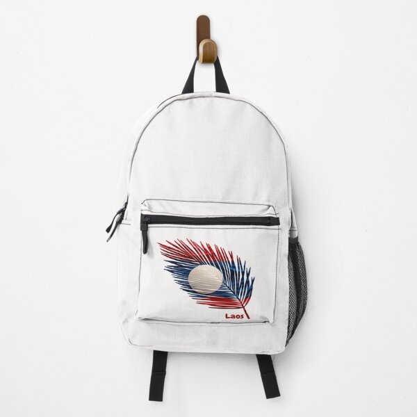 Item preview, Abstract Laos Flag – Feather Design designed and sold by ArteJorge48.