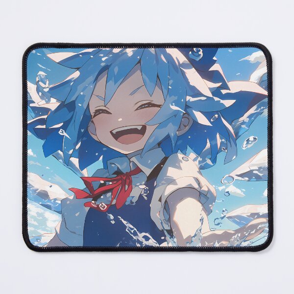 Item preview, Cirno Touhou Anime Ice Splash Blue Energy Joy Sky Magic designed and sold by Tokyonomad.