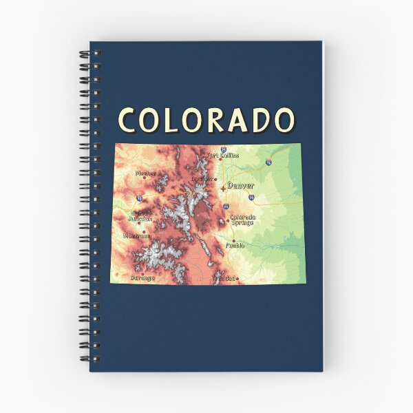 Item preview, Colorado State Topographic Map - Rocky Mountains Adventure Edition designed and sold by mashmosh.