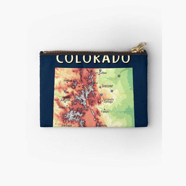 Item preview, Colorado State Topographic Map - Rocky Mountains Adventure Edition designed and sold by mashmosh.