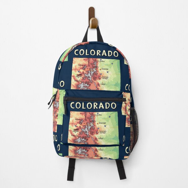 Item preview, Colorado State Topographic Map - Rocky Mountains Adventure Edition designed and sold by mashmosh.