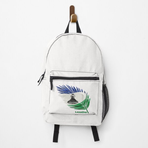 Item preview, Abstract Lesotho Flag – Feather Design designed and sold by ArteJorge48.
