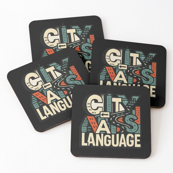 Item preview, CITY AS LANGUAGE - Urban Typography Street Art Design designed and sold by MKreative Studio.